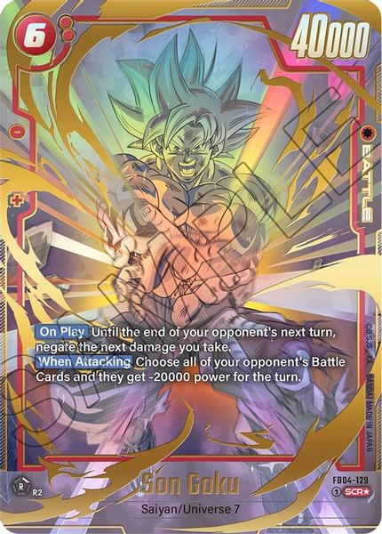 Son Goku - FB04-129 (Alternate Art)