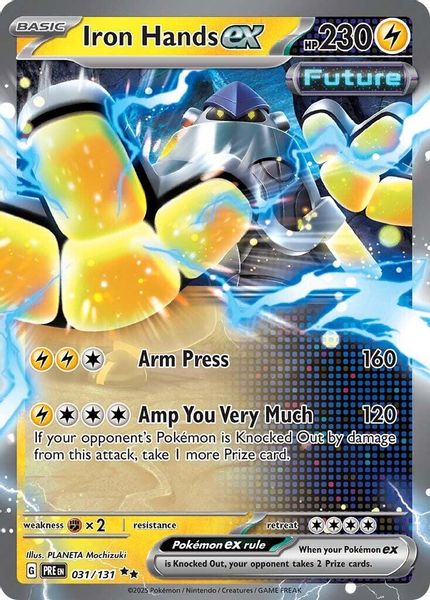 Iron Hands ex 031/131 - Escarlate e Violeta – Evoluções Prismáticas (SV: Prismatic Evolutions)