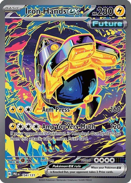Iron Hands ex 154/131 - Escarlate e Violeta – Evoluções Prismáticas (SV: Prismatic Evolutions)