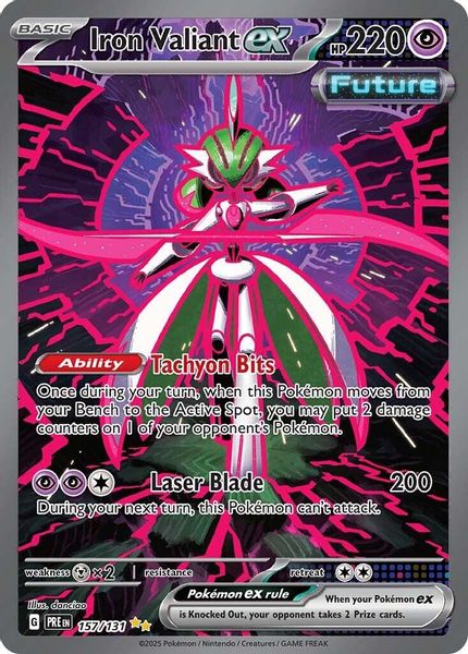 Iron Valiant ex 157/131 - Escarlate e Violeta – Evoluções Prismáticas (SV: Prismatic Evolutions)