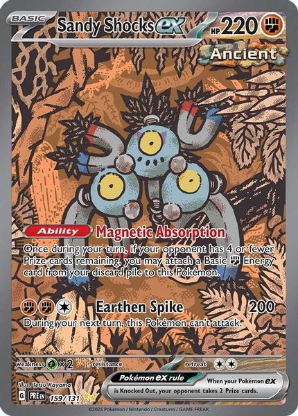 Sandy Shocks ex 159/131 - Escarlate e Violeta – Evoluções Prismáticas (SV: Prismatic Evolutions)