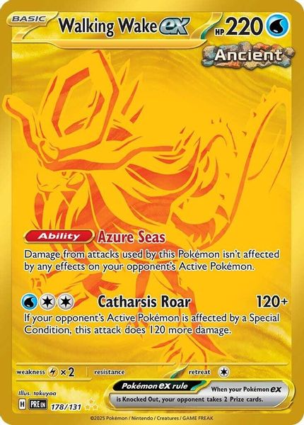 Walking Wake ex 178/131 - Escarlate e Violeta – Evoluções Prismáticas (SV: Prismatic Evolutions)