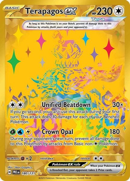 Terapagos ex 180/131 - Escarlate e Violeta – Evoluções Prismáticas (SV: Prismatic Evolutions)