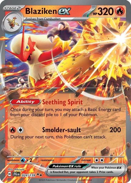 Blaziken ex 024/159 - Escarlate e Violeta – Amigos de Jornada (SV09: Journey Together)