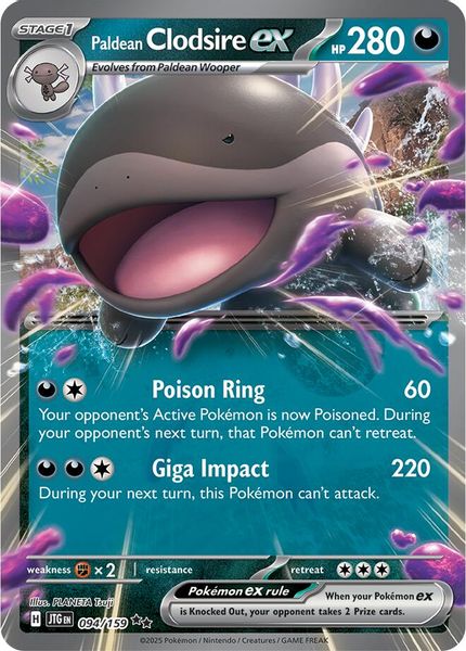 Paldean Clodsire ex 094/159 - Escarlate e Violeta – Amigos de Jornada (SV09: Journey Together)