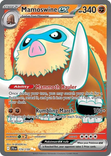 Mamoswine ex 174/159 - Escarlate e Violeta – Amigos de Jornada (SV09: Journey Together)