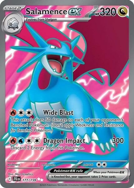 Salamence ex 177/159 - Escarlate e Violeta – Amigos de Jornada (SV09: Journey Together)