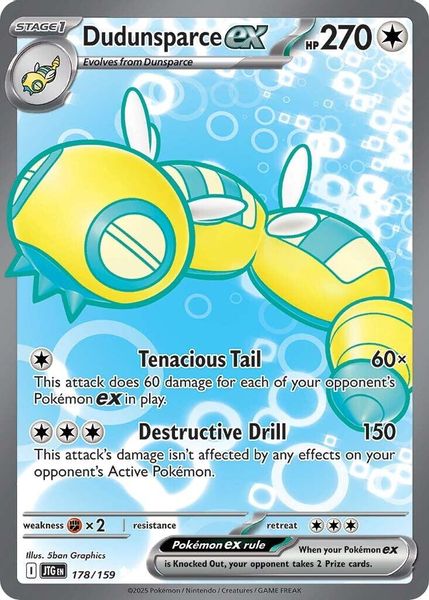 Dudunsparce ex 178/159 - Escarlate e Violeta – Amigos de Jornada (SV09: Journey Together)
