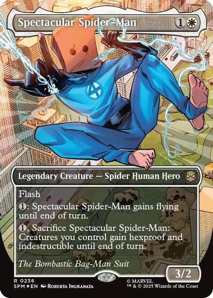 Spectacular Spider-Man (0236) (Borderless) (Textured Foil)