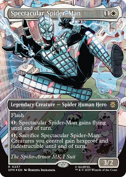 Spectacular Spider-Man (0237) (Borderless) (Textured Foil)