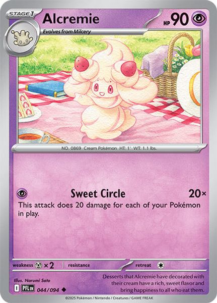 Alcremie - Mega Evolução – Fogo Fantasmagórico