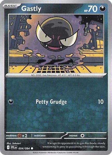 Gastly - Mega Evolução – Fogo Fantasmagórico