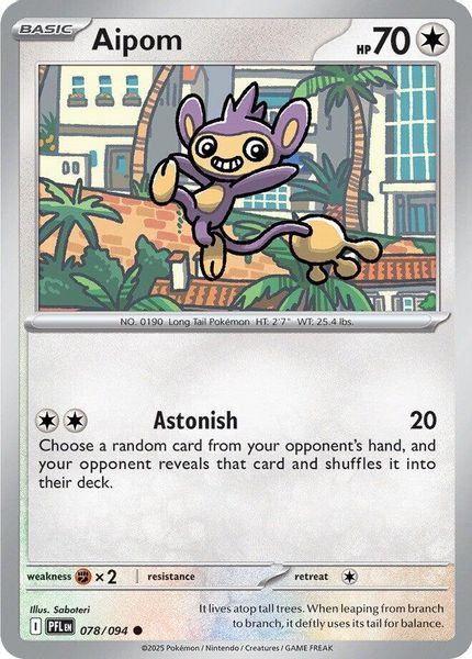 Aipom - Mega Evolução – Fogo Fantasmagórico