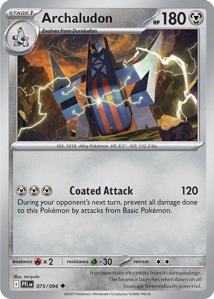 Archaludon - Mega Evolução – Fogo Fantasmagórico