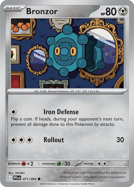 Bronzor - Mega Evolução – Fogo Fantasmagórico