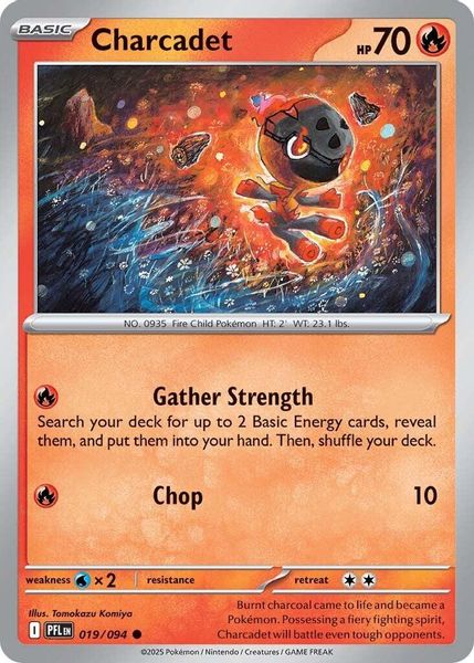 Charcadet - Mega Evolução – Fogo Fantasmagórico