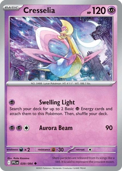 Cresselia - Mega Evolução – Fogo Fantasmagórico
