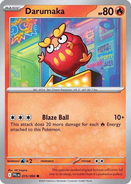 Darumaka - Mega Evolução – Fogo Fantasmagórico