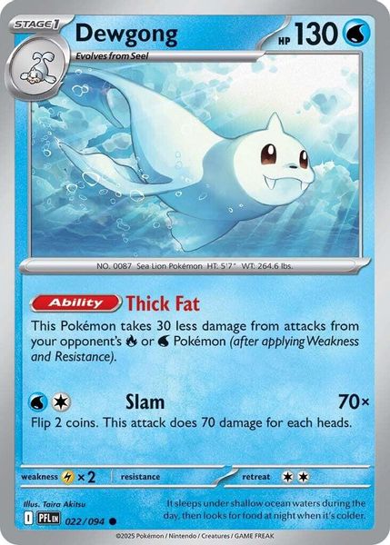 Dewgong - Mega Evolução – Fogo Fantasmagórico