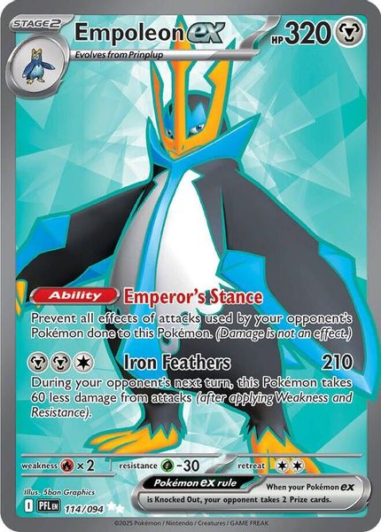 Empoleon ex - Mega Evolução – Fogo Fantasmagórico