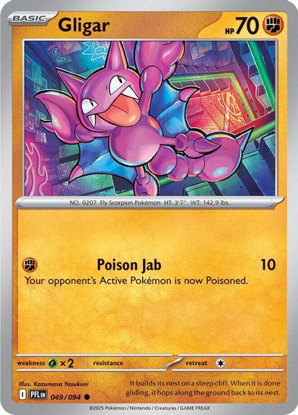 Gligar - Mega Evolução – Fogo Fantasmagórico