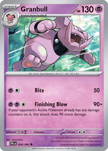 Granbull - Mega Evolução – Fogo Fantasmagórico