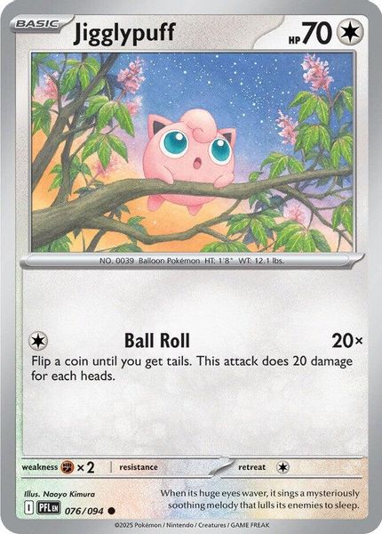 Jigglypuff - Mega Evolução – Fogo Fantasmagórico