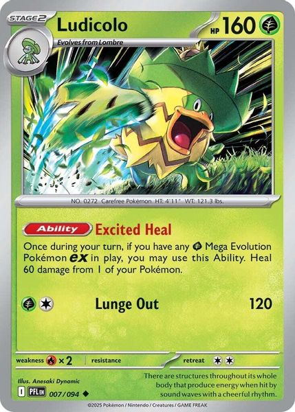 Ludicolo - Mega Evolução – Fogo Fantasmagórico