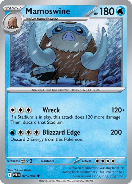 Mamoswine - Mega Evolução – Fogo Fantasmagórico