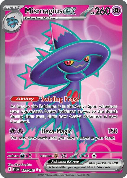 Mismagius ex - Mega Evolução – Fogo Fantasmagórico