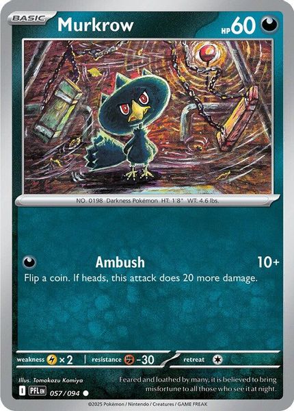 Murkrow - Mega Evolução – Fogo Fantasmagórico