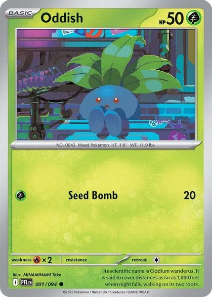 Oddish - Mega Evolução – Fogo Fantasmagórico