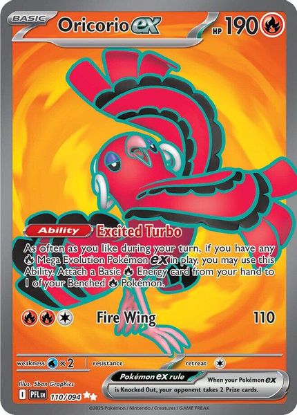 Oricorio ex - Mega Evolução – Fogo Fantasmagórico