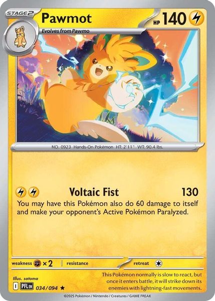 Pawmot - Mega Evolução – Fogo Fantasmagórico
