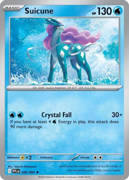 Suicune - Mega Evolução – Fogo Fantasmagórico