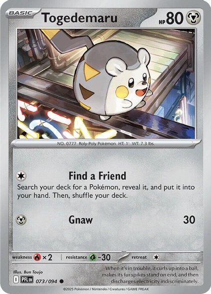 Togedemaru - Mega Evolução – Fogo Fantasmagórico