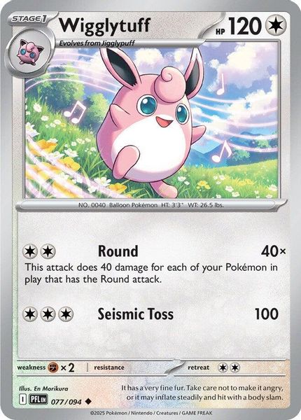 Wigglytuff - Mega Evolução – Fogo Fantasmagórico