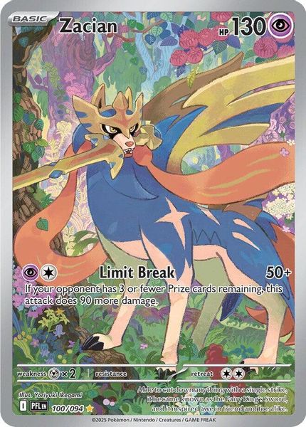 Zacian - Mega Evolução – Fogo Fantasmagórico
