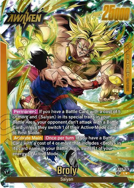 Broly - FB08-073 (Alternate Art)