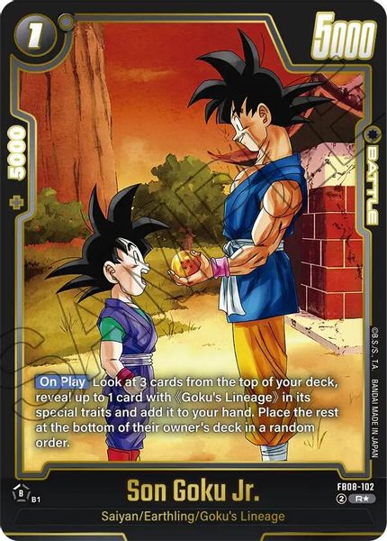 Son Goku Jr. - FB08-102 (Alternate Art)