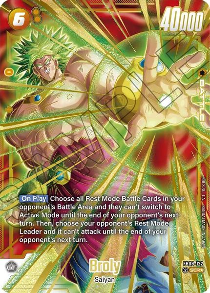 Broly - FB08-122 (Alternate Art)