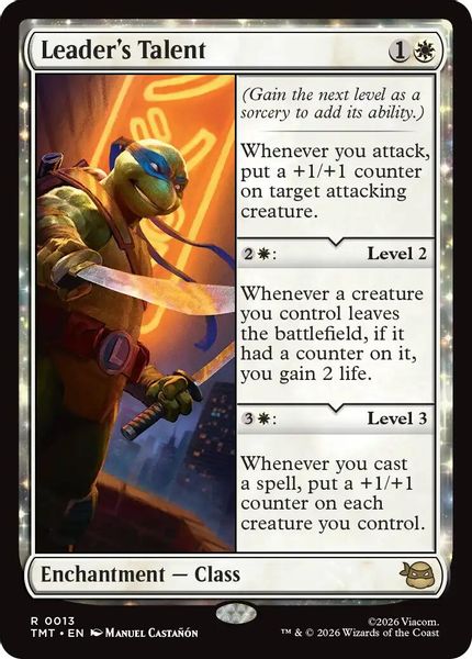 Leader's Talent - Teenage Mutant Ninja Turtles
