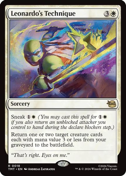 Leonardo's Technique - Teenage Mutant Ninja Turtles