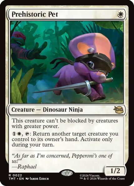 Prehistoric Pet - Teenage Mutant Ninja Turtles