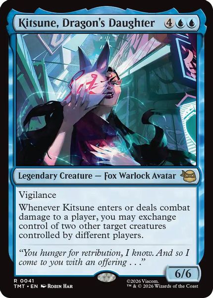 Kitsune, Dragon's Daughter - Teenage Mutant Ninja Turtles