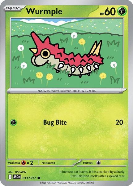 Wurmple - Mega Evolução – Heróis Excelsos