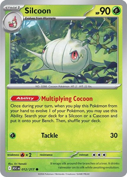 Silcoon - Mega Evolução – Heróis Excelsos