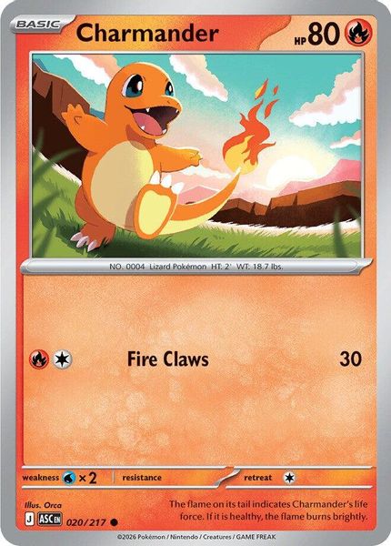 Charmander - Mega Evolução – Heróis Excelsos