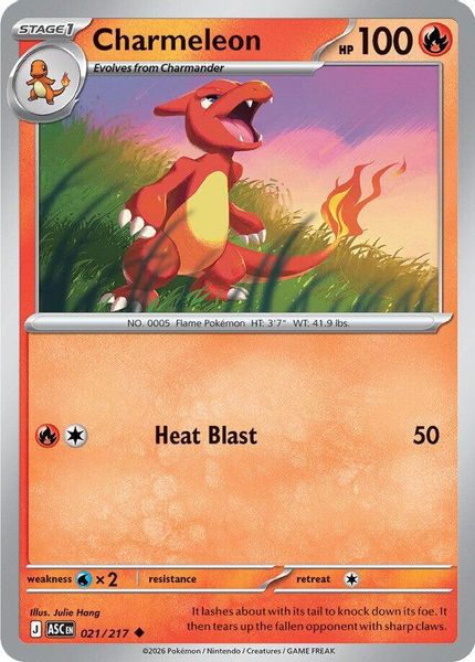 Charmeleon - Mega Evolução – Heróis Excelsos