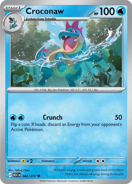 Croconaw - Mega Evolução – Heróis Excelsos